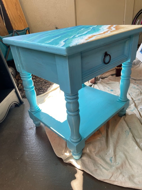 Beach Side Table/Nightstand