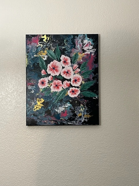 Wild Flowers Abstract Painting